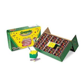CYO528019 Classpack Regular Crayons, Assorted, 13 Caddies, 832/Box Toys & Games