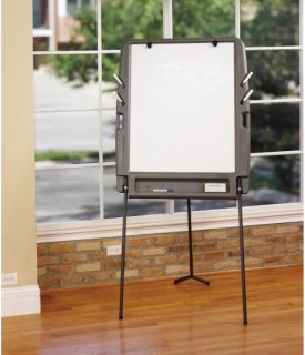 Iceberg Collaboration Easels Portable Flipchart Easel with Dry Erase Surface   Display & Presentation Easels