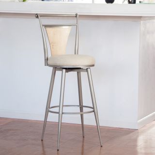 Hillsdale London 24 in. Swivel Counter Stool   Champagne   Bar Stools