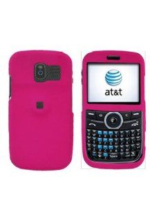 Pantech P7040 Link Rubberized Shield Hard Case Hot Pink Cell Phones & Accessories