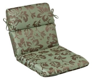Sunbrella Outdoor Chair Cushion   Rounded   40.5 x 21 x 3 in.   Outdoor Cushions