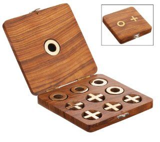Wood Tic Tac Toe Game Set   Board Games