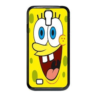Custom Spongebob Case For Samsung Galaxy S4 I9500 WX4 1303 Cell Phones & Accessories