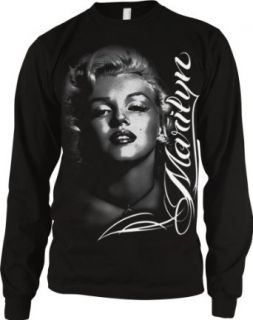Marilyn Monroe Long Sleeve Shirt, Marilyn Monroe and Signature Novelty Athletic Sweatshirts Clothing