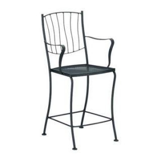 Woodard 24.3 Inch Aurora Counter Stool   Commercial Patio Furniture