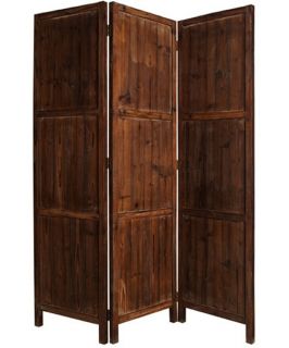 Screen Gems Ponderosa Rustic Solid Wood Room Divider   63W x 72H in.   Room Dividers