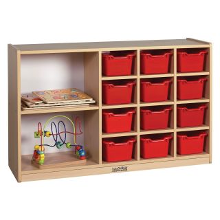 ECR4KIDS 12 Tray Multi Function Cabinet with Bins   Classroom Storage