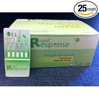 10 panel drug test rapid response 25 TESTS per Box D10.3
