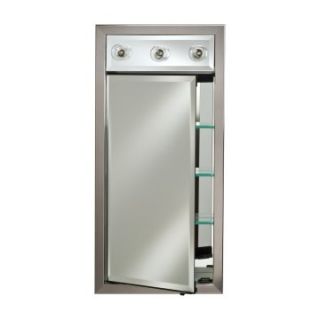 Afina Signature Collection Contemporary Lighted 24W x 40H in. Surface Mount Medicine Cabinet   Surface Mount Medicine Cabinets