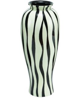 Aspire Home Accents 28H in. Zebra Print Floral Vase   Floor Vases