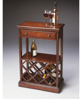 Butler Specialty Wine Rack Table   Plantation Cherry   Wine Furniture
