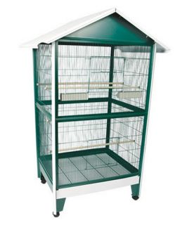 A&E Cage Co. Pitched Roof Aviary   Aviaries