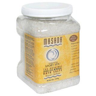 Masada Bath Salts, Invigorating Sports Spa, Dead Sea Mineral, 64 oz (1.814 kg)  Bath Minerals And Salts  Beauty