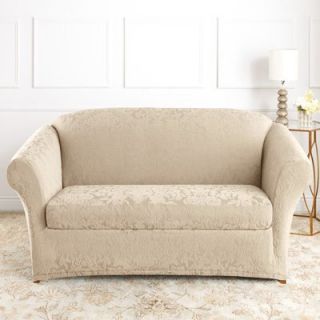 Sure Fit Stretch Jacquard Damask Sofa Cover   Sofa Slipcovers