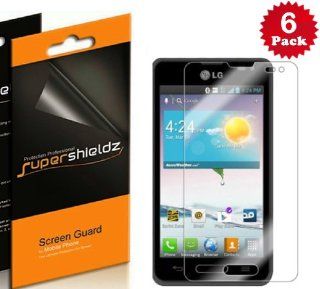 SUPERSHIELDZ  High Definition (HD) Clear Screen Protector For LG OPTIMUS F3 + Lifetime Replacements Warranty [6 PACK]   Retail Packaging Cell Phones & Accessories
