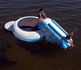 Rave Sports O Zone Plus 9 ft. Water Bouncer with Slide   Water Trampolines
