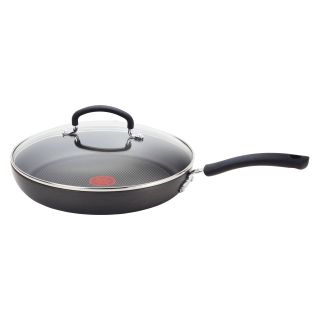 T fal E9189764 Ultimate 10 in. Hard Anodized Covered Deep Saute Pan   Fry Pans & Skillets