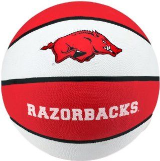 NCAA Arkansas Razorbacks Collegiate Deluxe Official Size Rubber Basketball  Arkansas Basketball Ball  Sports & Outdoors