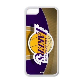 Custom NBA Los Angeles Lakers Back Cover Case for iPhone 5C LLCC 815 Cell Phones & Accessories
