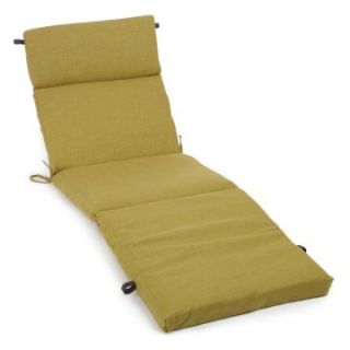 Blazing Needles Outdoor 72 x 22 Solid Patio Chaise Lounge Cushion   Outdoor Cushions