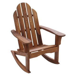 Great American Woodies Vintage America Cypress Adirondack Rocker   Adirondack Chairs