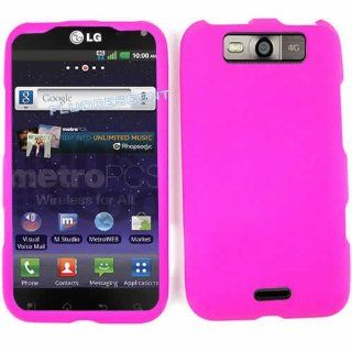Cell Phone Snap on Case Cover For Lg Connect 4g Ms 840    Fluorescent Solid Color With Matte Finish Cell Phones & Accessories