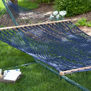 Island Bay XL Color Dyed Thick Rope Hammock with FREE Hanging Hardware   Hammocks