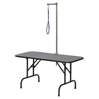 MidWest Metal Plywood Grooming Table with Grooming Arm   Dog Grooming Tables