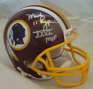 Mark Rypien Autographed Washington Redskins Mini Helmet w/"XXVI MVP" at 's Sports Collectibles Store