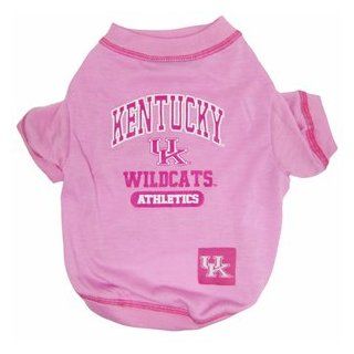 NCAA Kentucky Wildcats dog pet PINK tee shirt SM 8 15lbs 