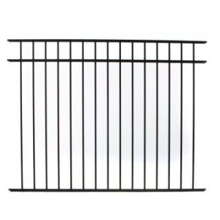 Specrail Cheshire Aluminum Fence 3 Rail Panel   4.5 ft.   Garden Fences & Gates