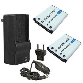 2 High Capacity Replacement Batteries and Mini Rapid Charger For Olympus Stylus 820, 830 and 840 Digital Cameras  Camera & Photo