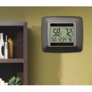La Crosse Technology Solar Powered Wireless Temperature Station and Sensor   Weather Stations