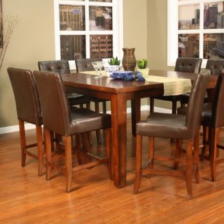 AHB Cameo 9 pc. Counter Height Set with Hancock Stools   Dining Table Sets