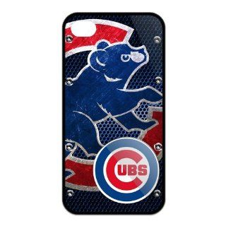 Custom Chicago Cubs Back Cover Case for iPhone 4 4S IP 4665 Cell Phones & Accessories