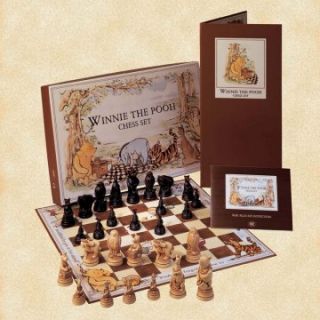 Winnie the Pooh Chess Set by Studio Anne Carlton   Chess Sets
