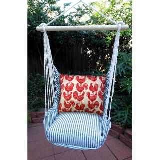 Magnolia Casual Farmhouse Hammock Chair & Pillow Set   Hammock Chairs & Swings