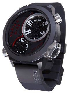 Welder by U Boat K32 Oversize Triple Time Zone Black Ion Plated Steel Mens Watch K32 9201 Watches