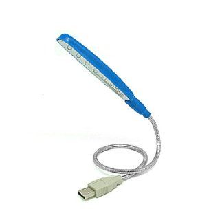 7 LED Flexible Blue USB Notebook Laptop Reading Lamp Light Computers & Accessories