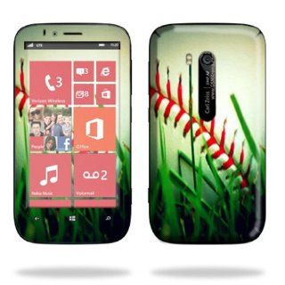 MightySkins Protective Skin Decal Cover for Nokia Lumia 822 Cell Phone T Mobile Sticker Skins Softball Cell Phones & Accessories
