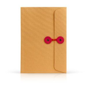 Writersblok Red Thread Large Brown Notebook, Plain (WB823 BR)  Hardcover Executive Notebooks 