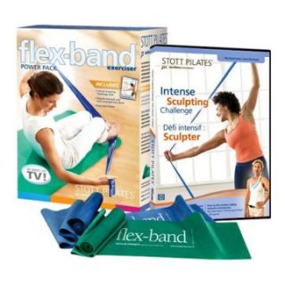 STOTT PILATES Non Latex Flex Band 3 Pack   Pilates and Yoga