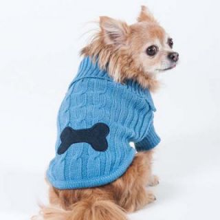 Bone Patch Cable Sweater   Dog Sweaters and Shirts