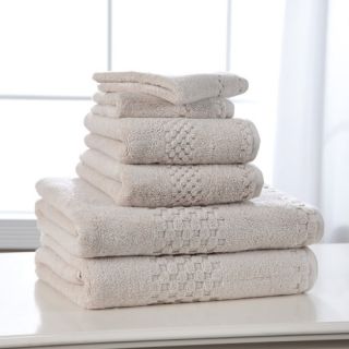 Kassatex Hotelier 100% Egyptian Cotton 6 Piece Towel Set   Bath Towels