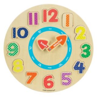 Small World Toys Tick Tock Clock Puzzle   Learning Aids