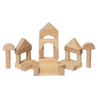 Guidecraft 34 pc. Hardwood Unit Block Set   Wooden Toys