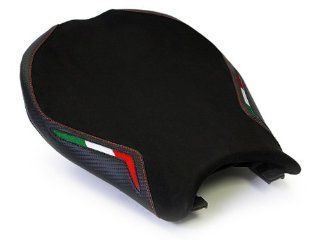 Ducati 848 1098 1198 Luimoto Team Italia Suede Rider Seat Cover Automotive