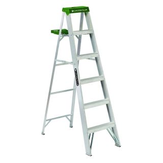 Louisville 6 ft. Aluminum Step Ladder   225 lbs   Ladders and Scaffolding