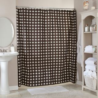 DotScape Brown Shower Curtain   Shower Curtains
