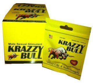 Krazzy Bull Male Dietary Supplement 25/box Health & Personal Care